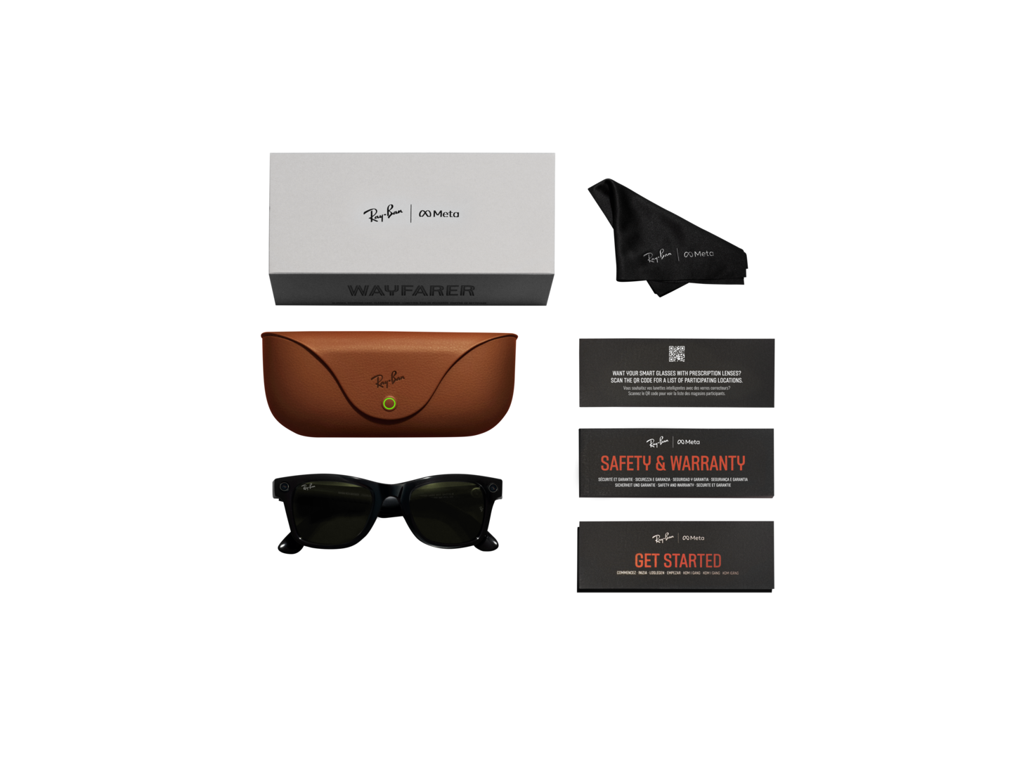 Ray-Ban | Meta Wayfarer Matte Black TRANSITIONAL - RW4006601S1M