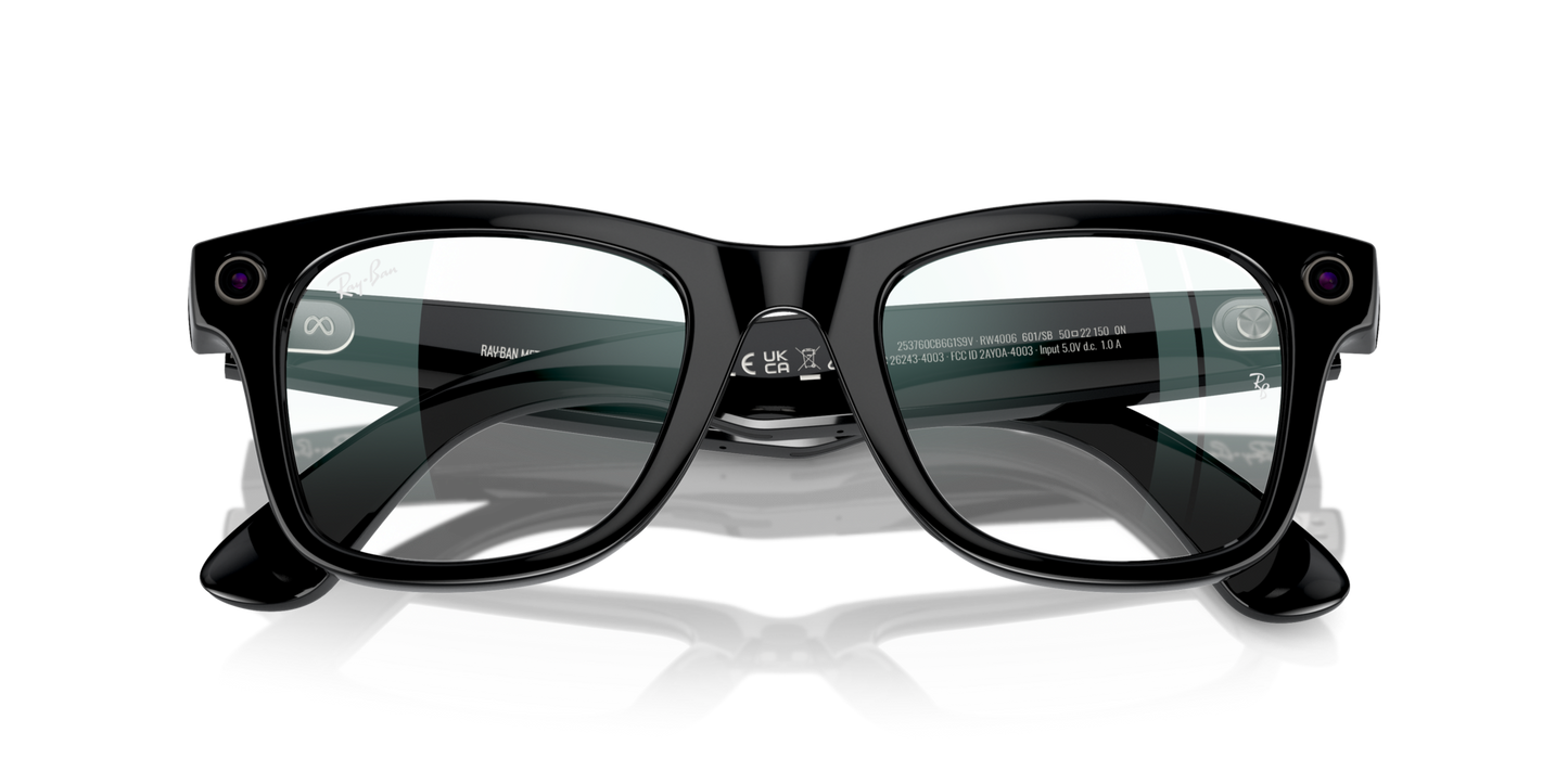 Ray-Ban | Meta Wayfarer Shiny Black - NEW ARRIVAL