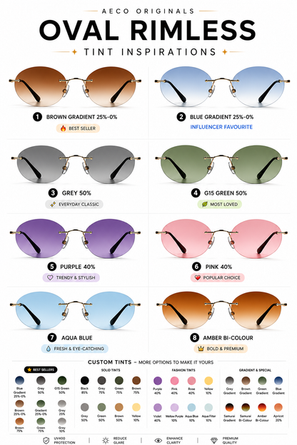 Lightweight Rimless - Flexible (Custom Shape)