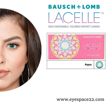 Bausch & Lomb LACELLE CIRCLE - Coloured  MONTHLY (1 Pair i.e 2 Pcs)