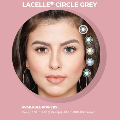 Bausch & Lomb LACELLE CIRCLE - Coloured  MONTHLY (1 Pair i.e 2 Pcs)
