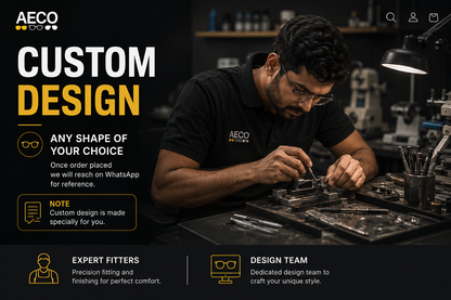 Lightweight Rimless - Flexible (Custom Shape)