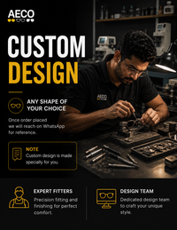 Lightweight Rimless - Flexible (Custom Shape)