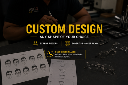 Lightweight Rimless - Flexible (Custom Shape)