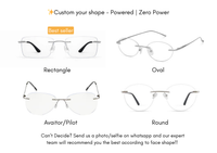 Lightweight Rimless - Flexible (Custom Shape)