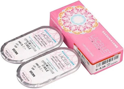 Bausch & Lomb LACELLE CIRCLE - Coloured  MONTHLY (1 Pair i.e 2 Pcs)